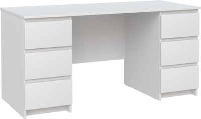 Письменный стол Mio Tesoro Кастор 6 ящиков 151x65 2.03.06.040.1 (белый)