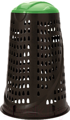 Контейнер для мусора Vario 110л (черный/зеленый)