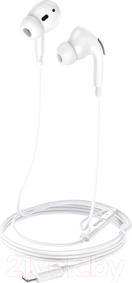 Наушники-гарнитура Hoco M1 EarPods Pro Lightning (белый)