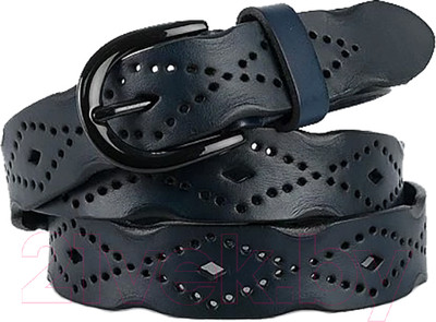 Ремень женский Poshete 571-1807-L-NAV (голубой)