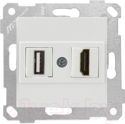 Розетка Mutlusan Rita 2200 459 0101 (белый)