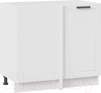 Шкаф под мойку ТриЯ Лорас 1Н9У (белый/холст белый)
