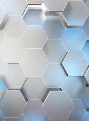 Фотообои листовые Vimala 3D Шестиугольники (270x200)