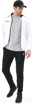 Спортивный костюм Kelme Tracksuit / 3771200-103 (6XL, белый/черный)