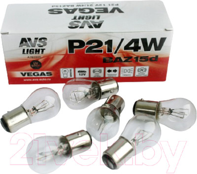 Комплект автомобильных ламп AVS Vegas / A78339S (10шт)