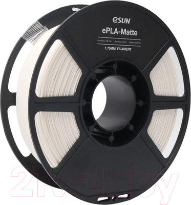 Пластик для 3D-печати eSUN ePLA-Matte / ePLA-Matte175MW1 (1.75мм, молочный белый)