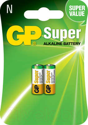 Комплект батареек GP Batteries Super Alkaline N / GP 910A-2CR2 (2шт)