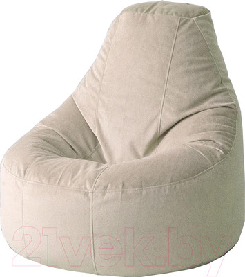 Бескаркасное кресло Kreslomeshki Айтишник XXXL / AV-100x100-L (латте)