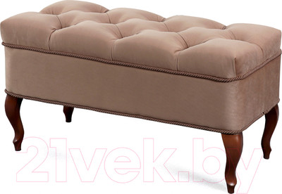 Банкетка Мебельград Стандарт №15 (мора темно-коричневый/орех)