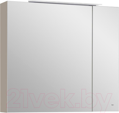 Шкаф с зеркалом для ванной Roca Oleta 80 / A857647515 (капучино)