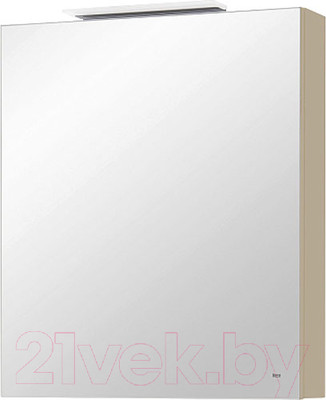 Шкаф с зеркалом для ванной Roca Oleta 60 / A857645515 (капучино, левый)