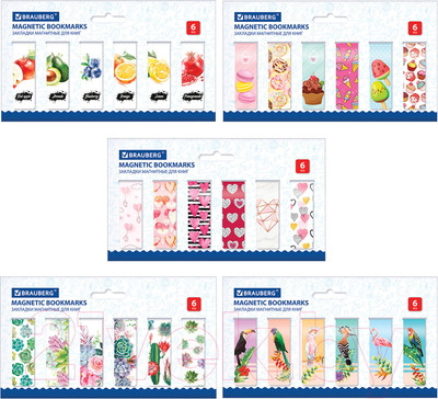 Набор закладок Brauberg Mix / 113175 (30шт)