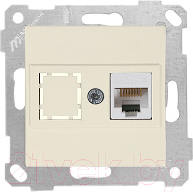 Розетка Mutlusan Rita 2200 136 0102 (слоновая кость)