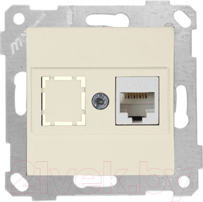 Розетка Mutlusan Rita 2200 140 0102 (слоновая кость)