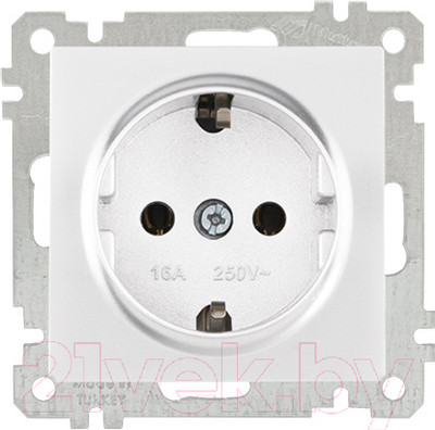 Розетка Mutlusan 2100 600 0201 (белый)