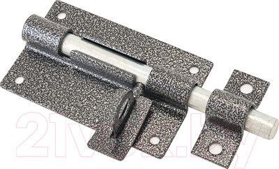 Щеколда Секрет Киров ЗД-12 С проушиной (антик серебро)