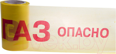 Лента сигнальная Rexant Опасно ГАЗ 19-3040 (желтый/красный)