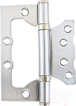 Петля дверная Стандарт 2BB CP 100x75x2.5 (хром)