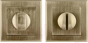 Фиксатор дверной защелки Punto ВК6 QL АВG-6 (зеленая бронза)