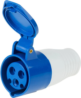 Вилка штепсельная Rexant 2Р+РЕ 16А / 11-8918