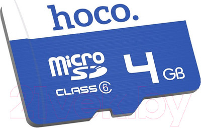 Карта памяти Hoco MicroSD Class 6 4GB без адаптера