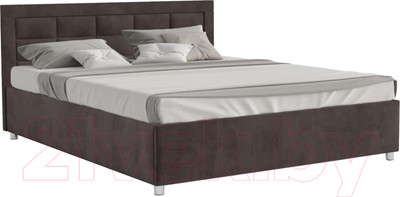 Двуспальная кровать Mebel-Ars Версаль 160 (кордрой коричневый)