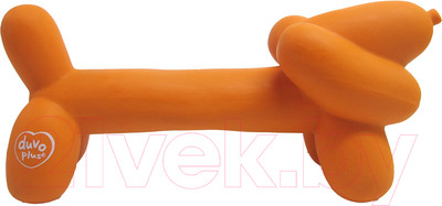 Игрушка для собак Duvo Plus Надувная такса / 12920/DV (оранжевый)
