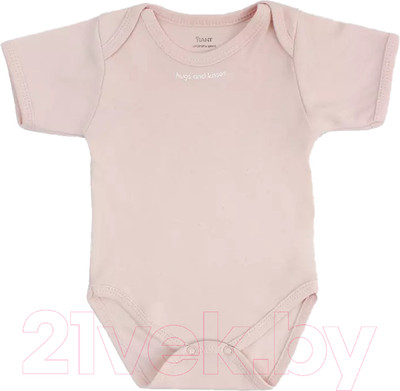 Боди для малышей Rant Hugs And Kisses / 6272/3-68 (Soft Pink, р.68)
