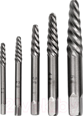 Набор экстракторов Kranz Для шурупов №1 / KR-12-6701