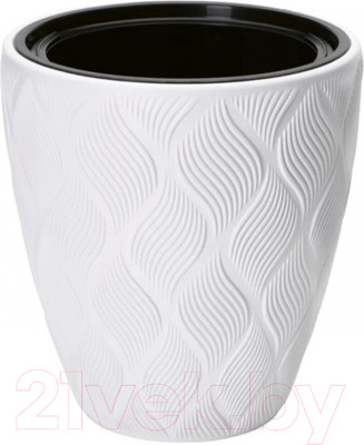 Кашпо Formplastic Flow 4700-011 (белый)