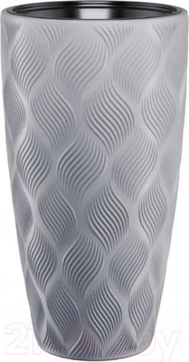 Кашпо Formplastic Flow Slim 4720-040 (платина)