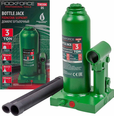 Бутылочный домкрат RockForce RF-T90304(DS)