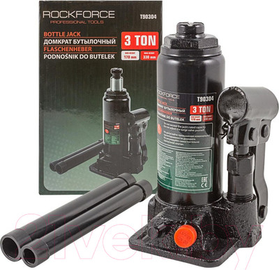 Бутылочный домкрат RockForce RF-T90304(DS)