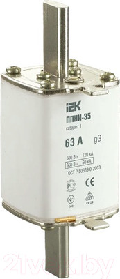 Предохранитель плавкий IEK ППНИ-35 / DPP30-063
