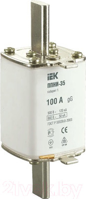 Предохранитель плавкий IEK ППНИ-35 / DPP30-100