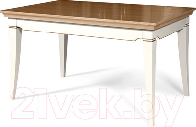 Журнальный столик Гомельдрев Тельма ГМ 6579 Дуб (белый/натуральный дуб)