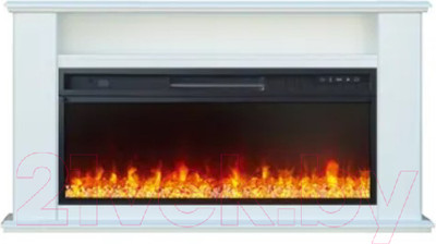 Каминокомплект Смолком Govard V42 + Vision 42 LED (бьянко белый)