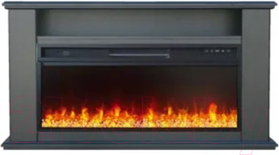 Каминокомплект Смолком Govard V42 + Vision 42 LED (черный)