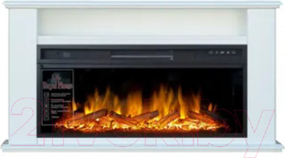 Каминокомплект Смолком Govard V42 + Vision 42 LOG LED  (бьянко белый)