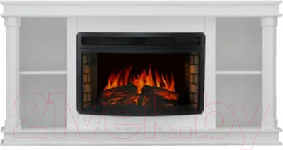 Каминокомплект Смолком Brittany FS25 + Dioramic 25 LED FX (бьянко белый)