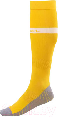Гетры футбольные Jogel Camp Advanced Socks / JC1GA0328.61 (желтый/белый, р-р 43-45)