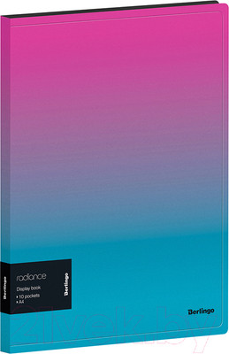 Папка для бумаг Berlingo Radiance / DB4_10002 (розовый/голубой)