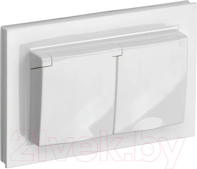 Розетка IEK Brite BR-R26-16-44-K01-F (белый)