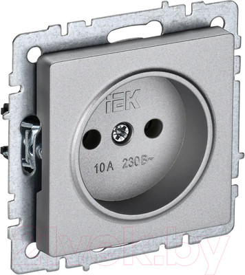 Розетка IEK Brite BR-R10-10-K47 (алюминий)