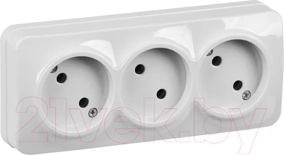 Розетка IEK Glory ERH30-K01-10 (белый)