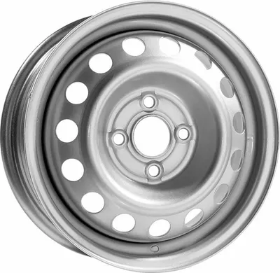 Штампованный диск Eurodisk 65A36C 16x6" 4x100мм DIA 60.1мм ET 36мм Silver