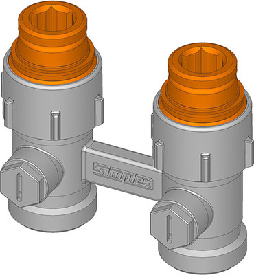 Ниппель переходной Simplex Редукционный 1/2"x3/4" / F 10384