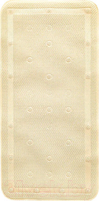 Коврик на присосках Вилина Массажный Лотос 6910 (43x90, бежевый)