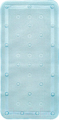 Коврик на присосках Вилина Массажный Лотос 6910 (43x90, голубой)