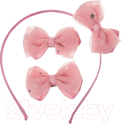 Комплект аксессуаров для волос Bradex Отличница / AS 1243 (персиковый)